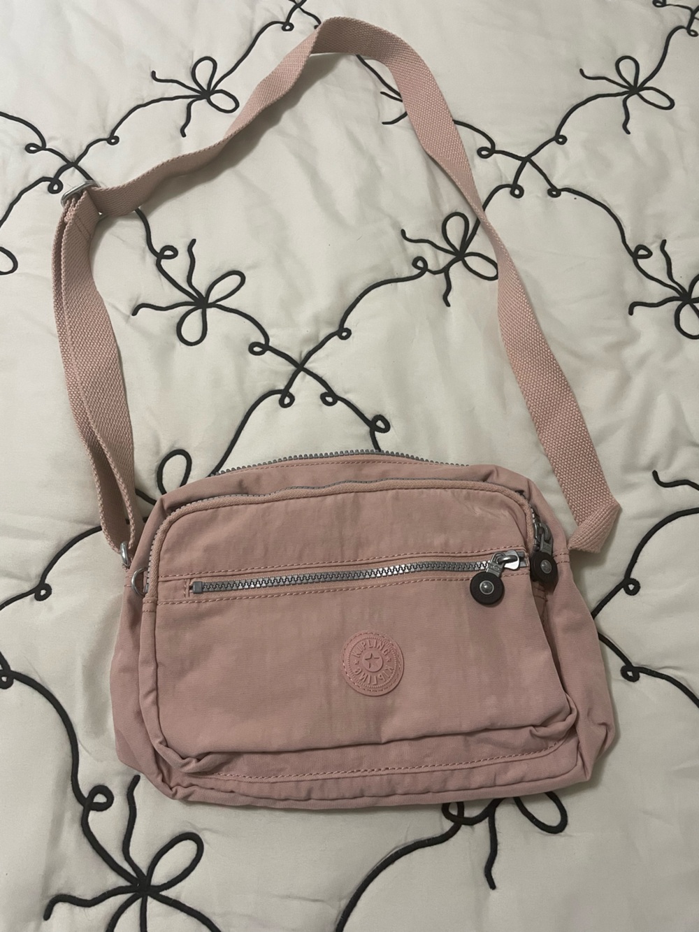 Kipling Dusty Rose Pink Crossbody Bag
